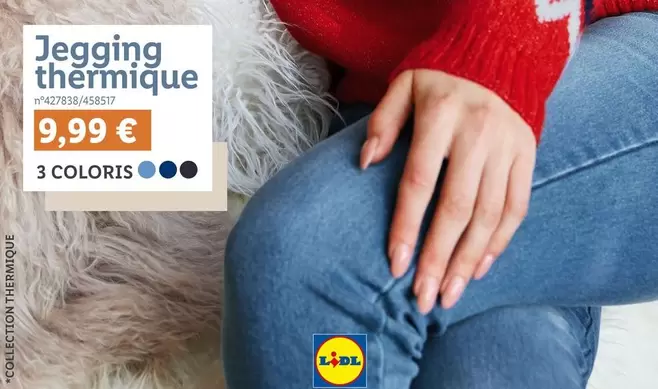 Lidl - Jegging Thermique offre à 9,99€ sur Lidl