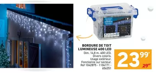 Dim - Bordure De Toit Lumineuse 400 Led offre à 23,99€ sur Trafic