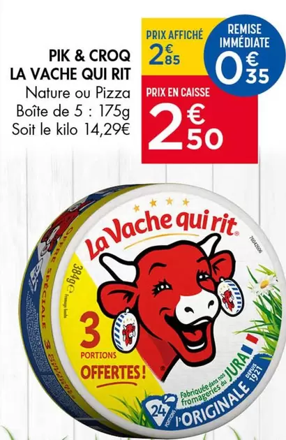 La vache qui rit - Pik & Croq offre à 2,5€ sur Leader Price