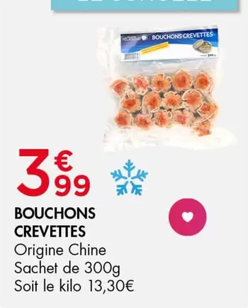 Bouchons Crevettes offre à 3,99€ sur Leader Price