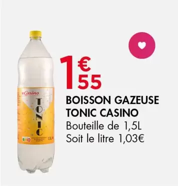 Casino - Boisson Gazeuse Tonic offre à 1,55€ sur Leader Price