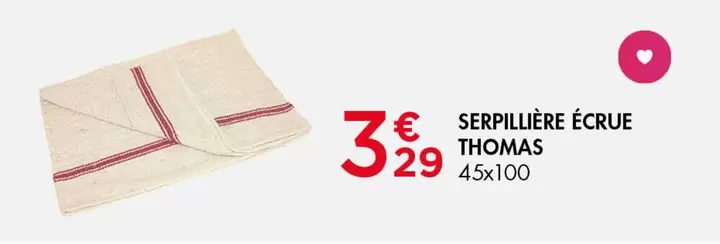 Serpilliere Écrue offre à 3,29€ sur Leader Price