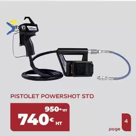 Pistolet Std offre à 740€ sur Sikkens Solution