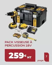 Pack Visseuse A Percussion 18V offre à 259€ sur Sikkens Solution