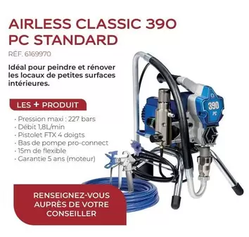 Airless Classic 390 Pc Standard offre sur Sikkens Solution