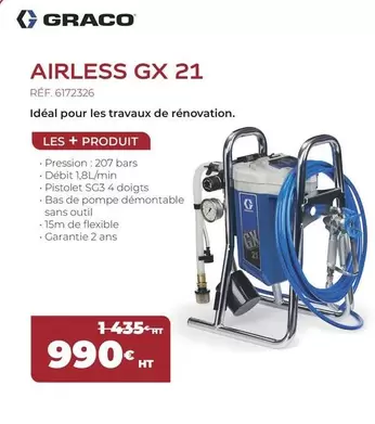 Airless Gx 21 offre à 990€ sur Sikkens Solution