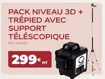 Pack 3d + Trepied Avec Support offre à 299€ sur Sikkens Solution