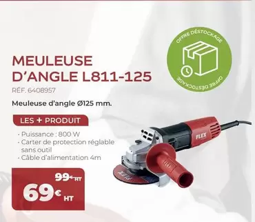 Meuleuse D'angle L811-125 offre à 69€ sur Sikkens Solution