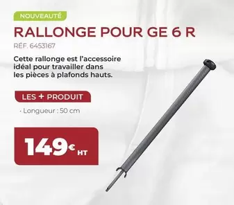 Rallonge Pour Ge 6 R offre à 149€ sur Sikkens Solution