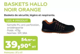 Orange - Baskets Hello Noir offre à 39,9€ sur Sikkens Solution