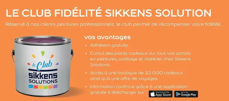 TOUS - protection électronique offre sur Sikkens Solution