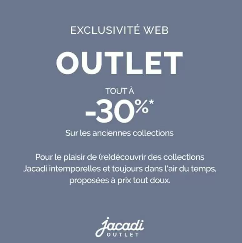  offre sur Jacadi