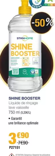 Shine Booster offre à 3,9€ sur Stanhome