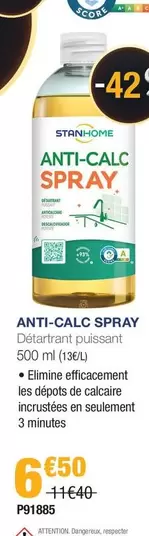 Anti-calc Spray offre à 6,5€ sur Stanhome