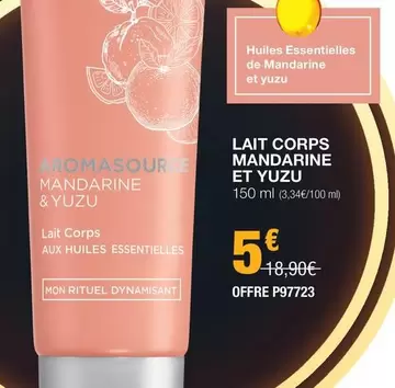 Lait Corps Mandarine Et Yuzu offre à 5€ sur Stanhome