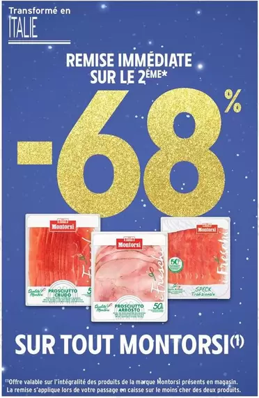 Montorsi - Sur Tout offre sur Intermarché Hyper