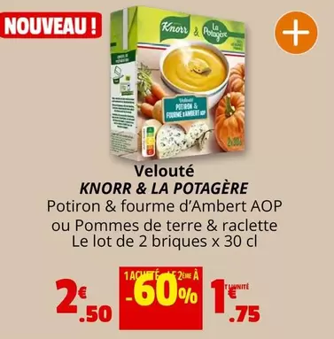 Knorr - Velouté offre à 2,5€ sur Coccinelle Express