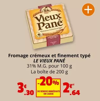 Fromage Crémeux Et Finement Typé offre à 3,3€ sur Coccinelle Express