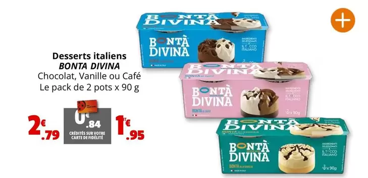 Desserts Italiens offre à 2,79€ sur Coccinelle Express