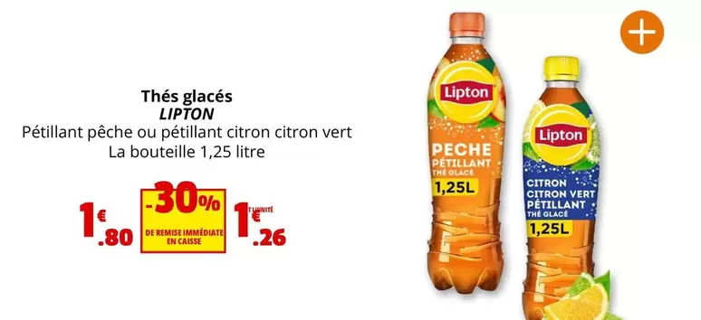 Lipton - Thés Glacés offre à 1,26€ sur Coccinelle Express