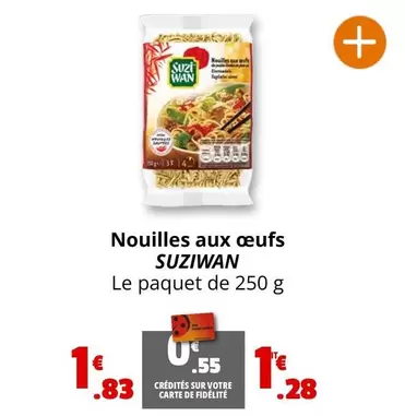 Suzi Wan - Nouilles Aux Oeufs offre à 1,83€ sur Coccinelle Supermarché