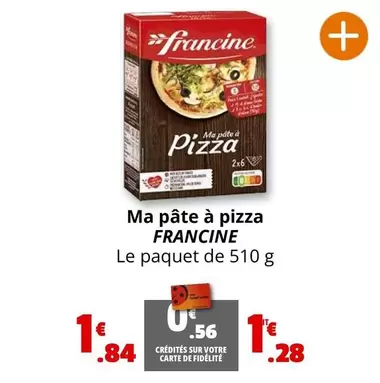 Francine - Ma Pâte À Pizza offre à 1,84€ sur Coccinelle Supermarché