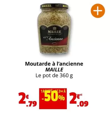 Maille - Moutarde À L'ancienne offre à 2,79€ sur Coccinelle Supermarché