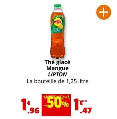 Lipton - The Glacé Mangue offre à 1,96€ sur Coccinelle Supermarché