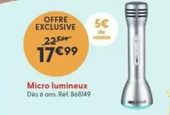 La Grande Récré - Micro Lumineux offre à 17,99€ sur La Grande Récré