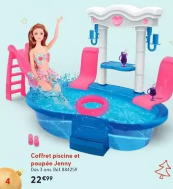 Coffret piscine et poupee Jenny offre à 22,99€ sur La Grande Récré