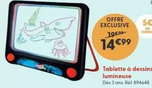 Tablette À Dessins Lumineuse offre à 14,99€ sur La Grande Récré