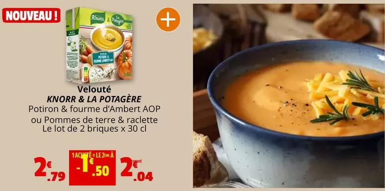 Knorr - Velouté offre à 2,79€ sur Coccimarket