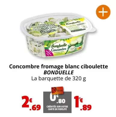 Bonduelle - Concombre Fromage Blanc Ciboulette offre à 2,69€ sur Coccimarket