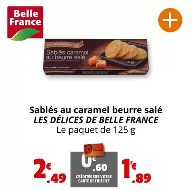 Belle France - Sablés Au Caramel Beurre Salé offre à 2,49€ sur Coccimarket