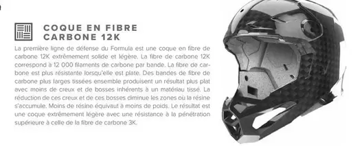 Coque En Fibre Carbone 12 K offre sur Bihr