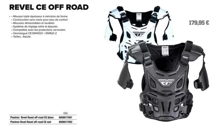 FLY Racing - Revel Ce Off Road offre à 179,95€ sur Bihr