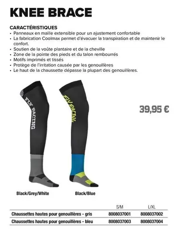 FLY Racing - Knee Brace offre à 39,95€ sur Bihr