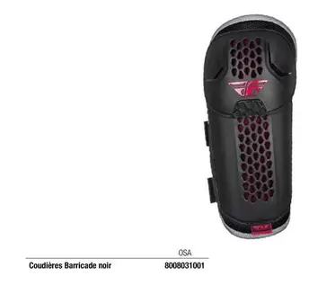 Coudieres Barricade Noir offre sur Bihr