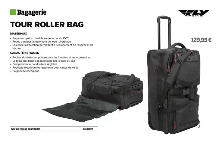 Durable - Tour Roller Bag offre à 129,95€ sur Bihr