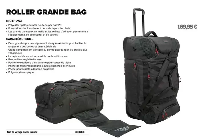 Durable - Roller Grande Bag offre à 169,95€ sur Bihr