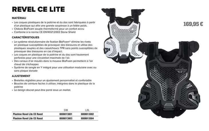 Revel Ce Lite offre à 169,95€ sur Bihr