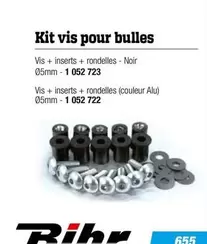 Kit Vis Pour Bulles offre sur Bihr