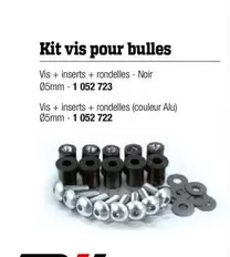 Kit Vis Pour Bulles offre sur Bihr