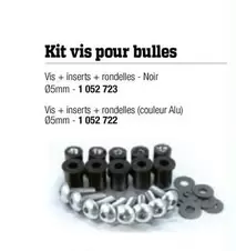 Kit Vis Pour Bulles offre sur Bihr