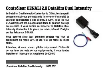 Controleur Denali 2.0 Dual Intensity offre sur Bihr