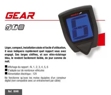 Gear offre sur Bihr