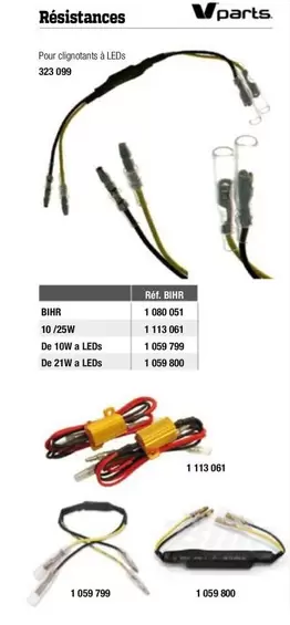 Resistances offre à 329,99€ sur Bihr