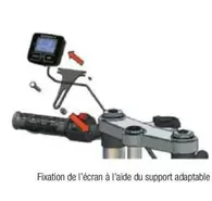 Fixation De L'écran À L'Aide Du Support Adaptable offre sur Bihr