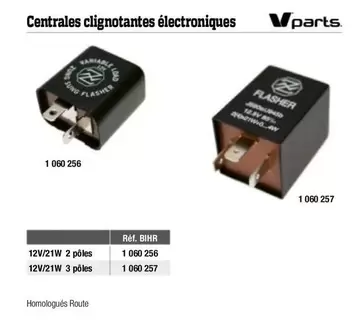 Centrales clignotantes électroniques offre sur Bihr