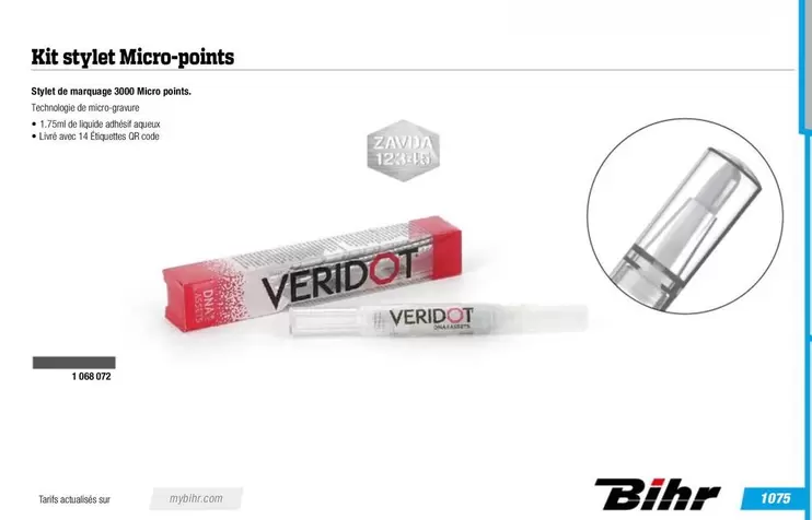 Kit Stylet Micro-points offre sur Bihr